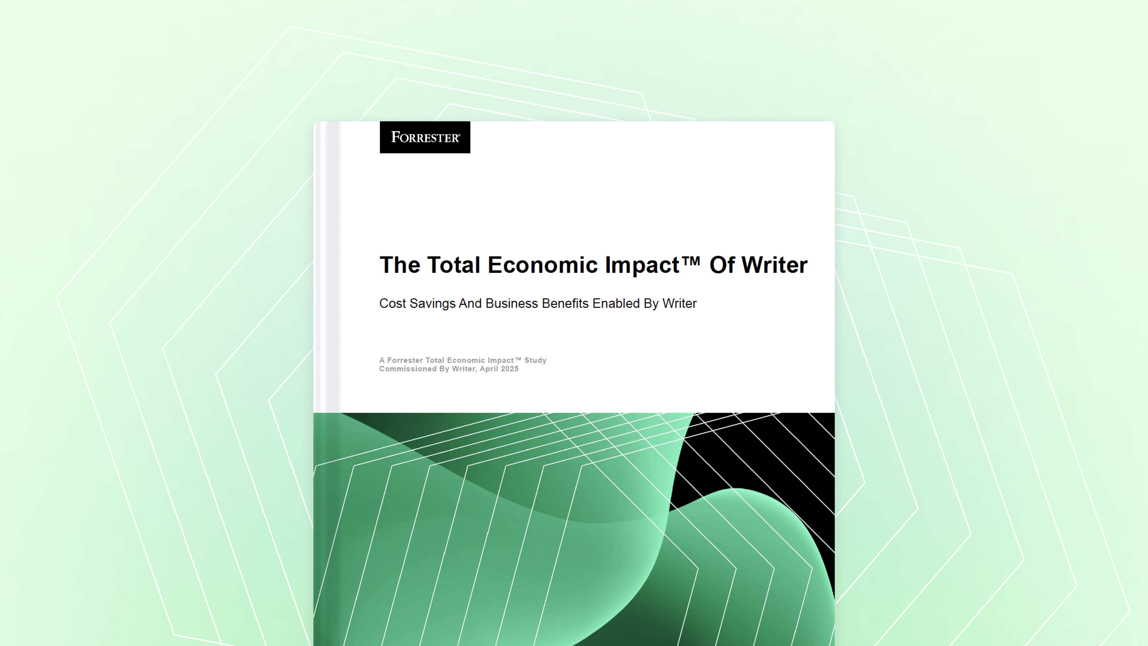 Key Findings from the Forrester Total Economic Impact™ study on Writer